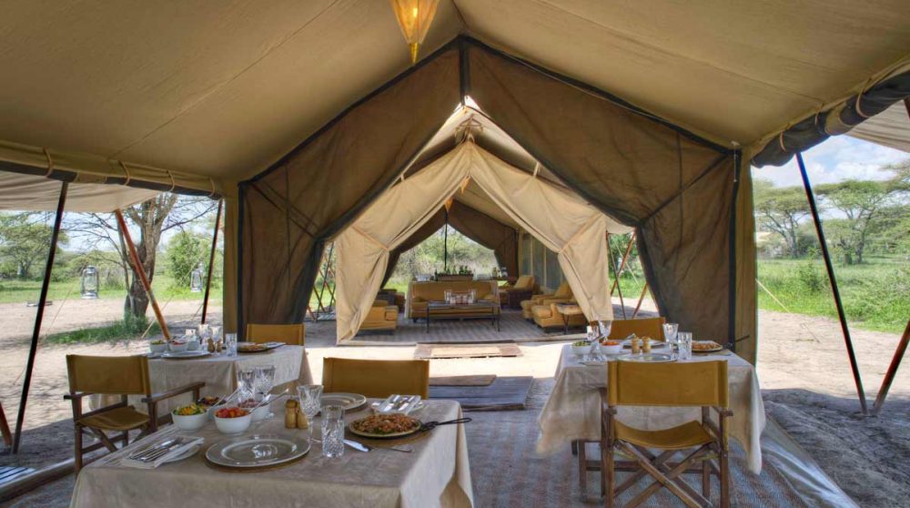 Tables pour déjeuner en Tanzanie