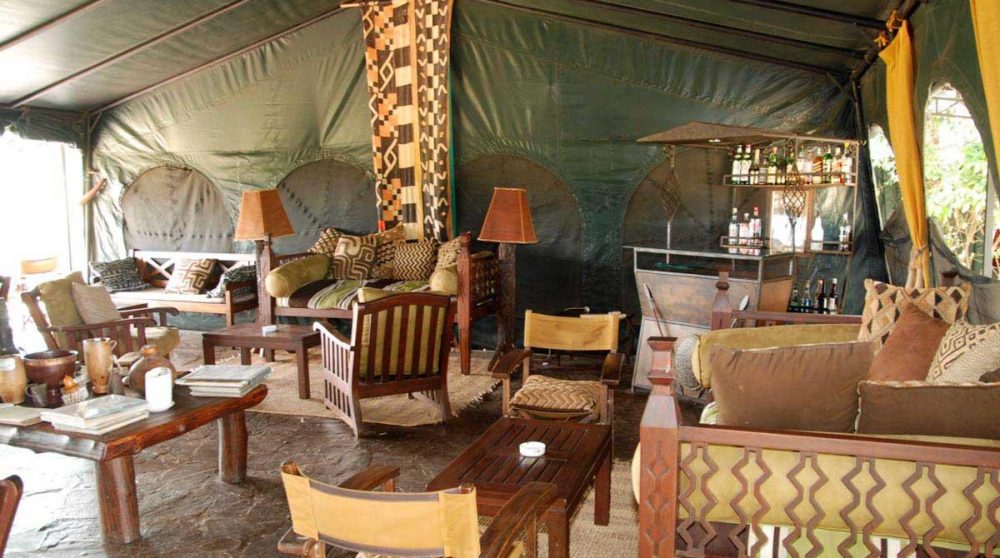 Autre vue du salon au Kenya