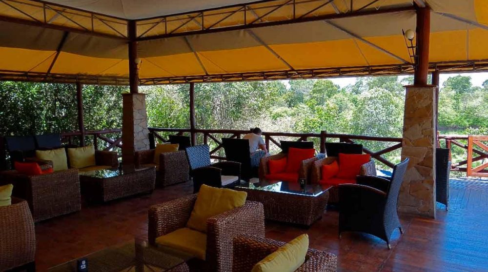 Autre vue du salon au Kenya