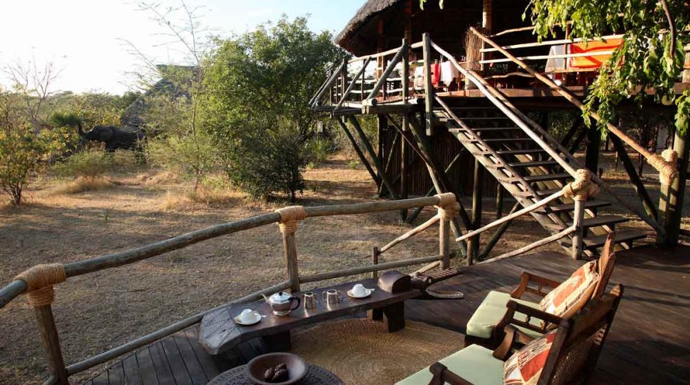 Jolie vue depuis la terrasse