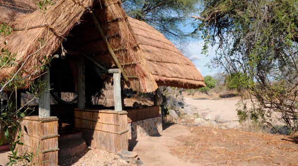 L'entrée du camp en Tanzanie