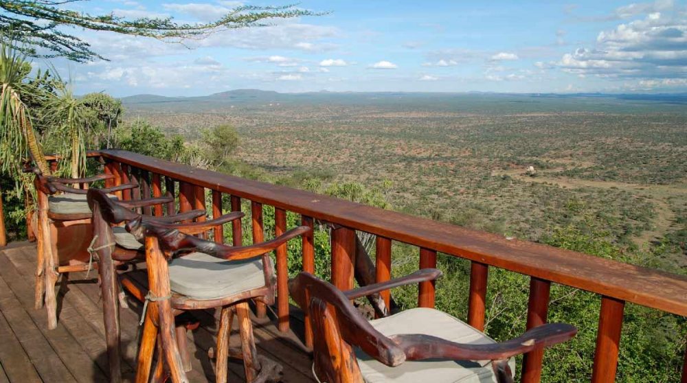 Observation de la vue à Laikipia