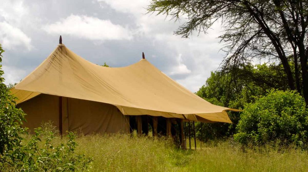 L'une des tentes