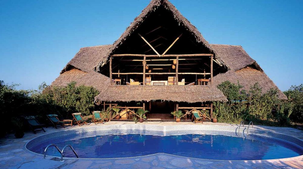 La piscine de l'hôtel en Tanzanie