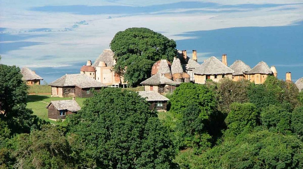 Vue sur le lodge en Tanzanie
