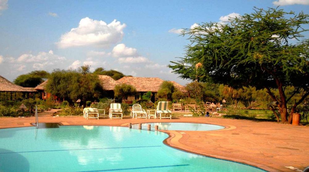 La piscine au Kenya