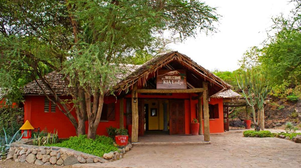 L'entrée de l'hôtel en Tanzanie