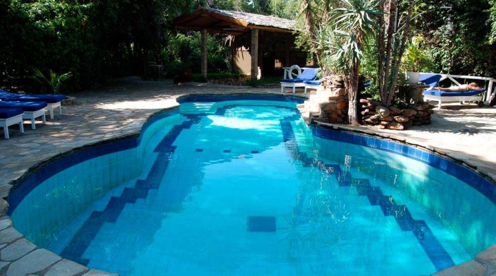 La piscine au Kenya
