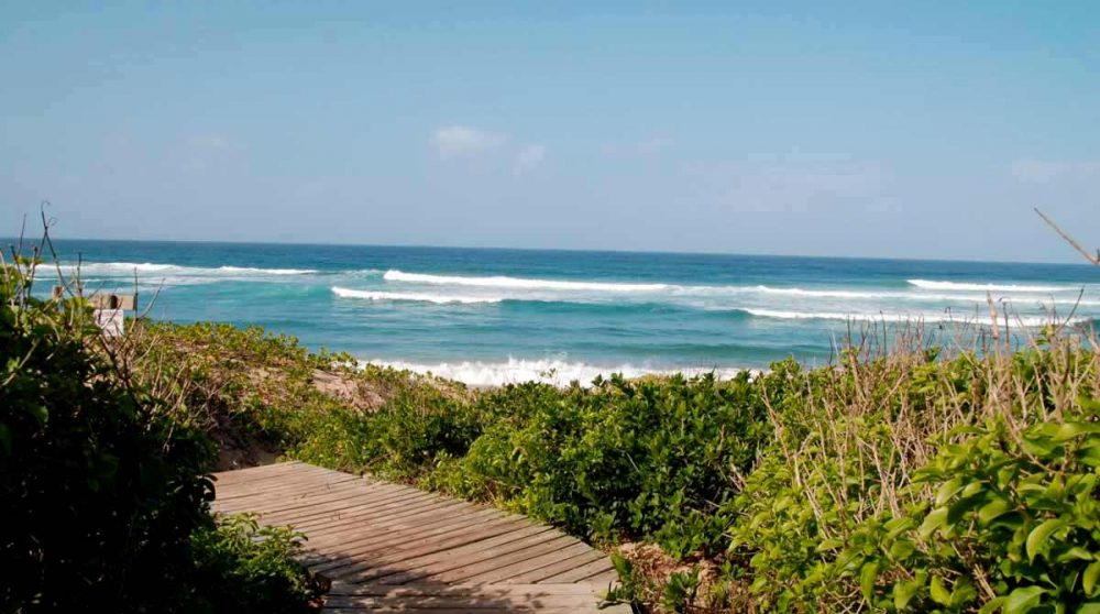 Vue sur l'océan en Afrique du Sud