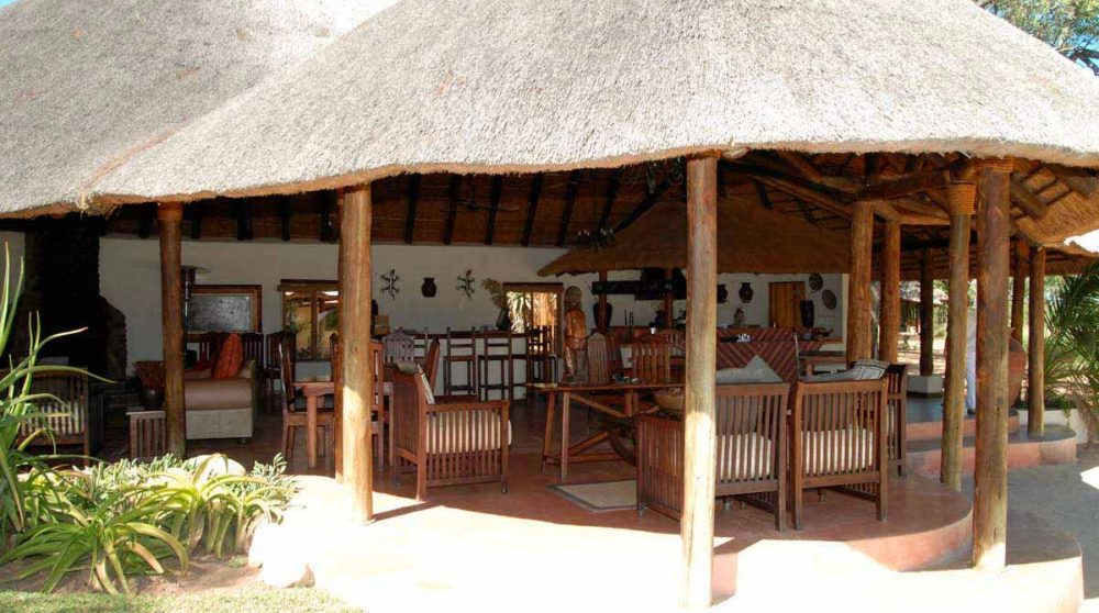 Vue d'ensemble de la terrasse en Afrique du Sud