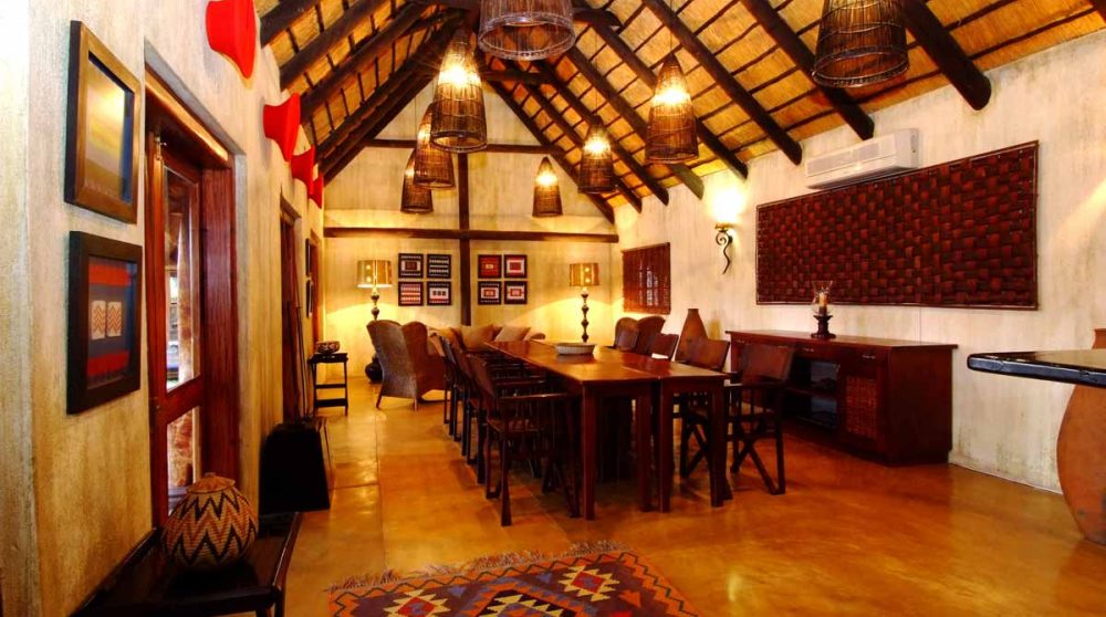 La salle à manger en Afrique du Sud