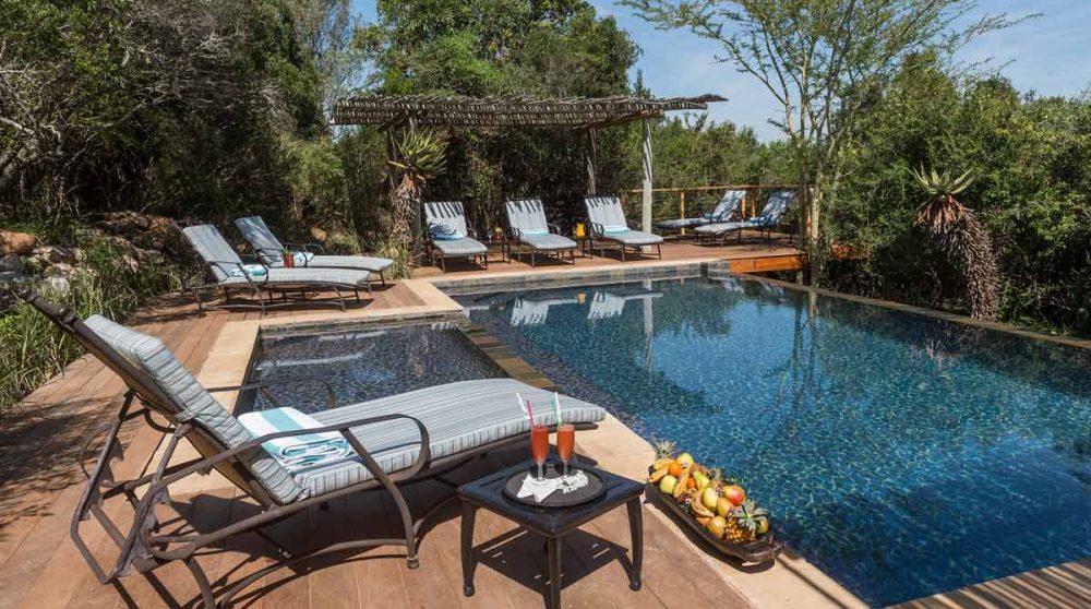 La piscine en Afrique du Sud