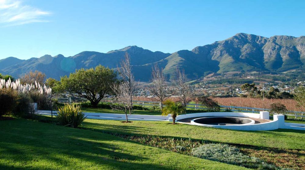 Le jardin en Afrique du Sud