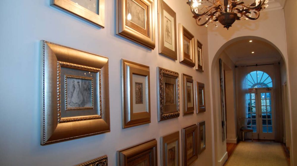 Tableaux dans l'entrée en Afrique du Sud