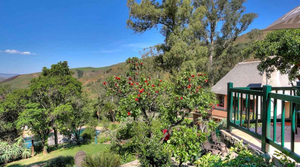 Le jardin dans le Drakensberg