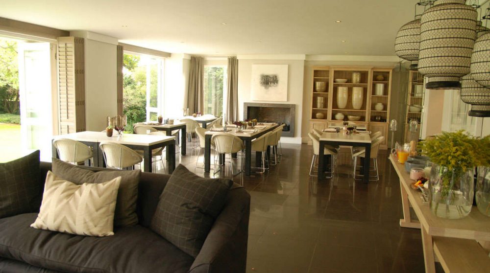 Le salon et la salle à manger en Afrique du Sud
