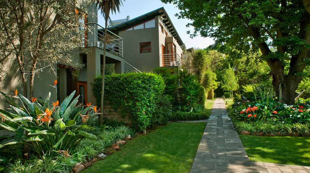 Autre vue du jardin à Johannesburg