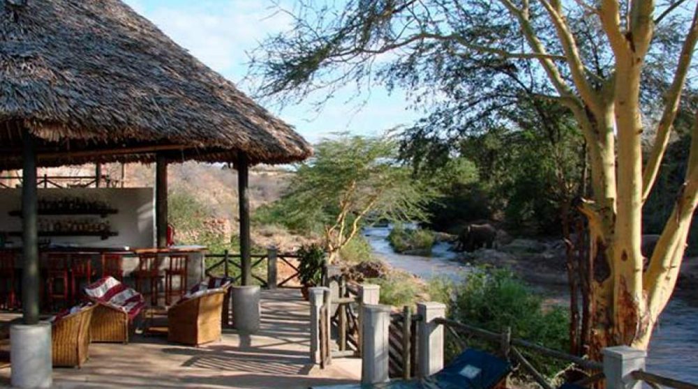 La terrasse au Kenya