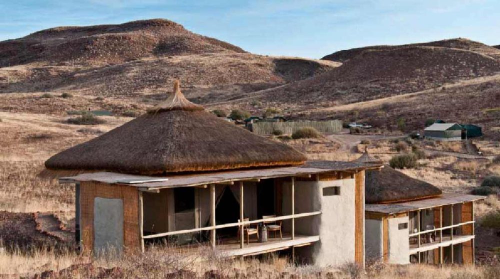 Le camp dans la nature en Namibie