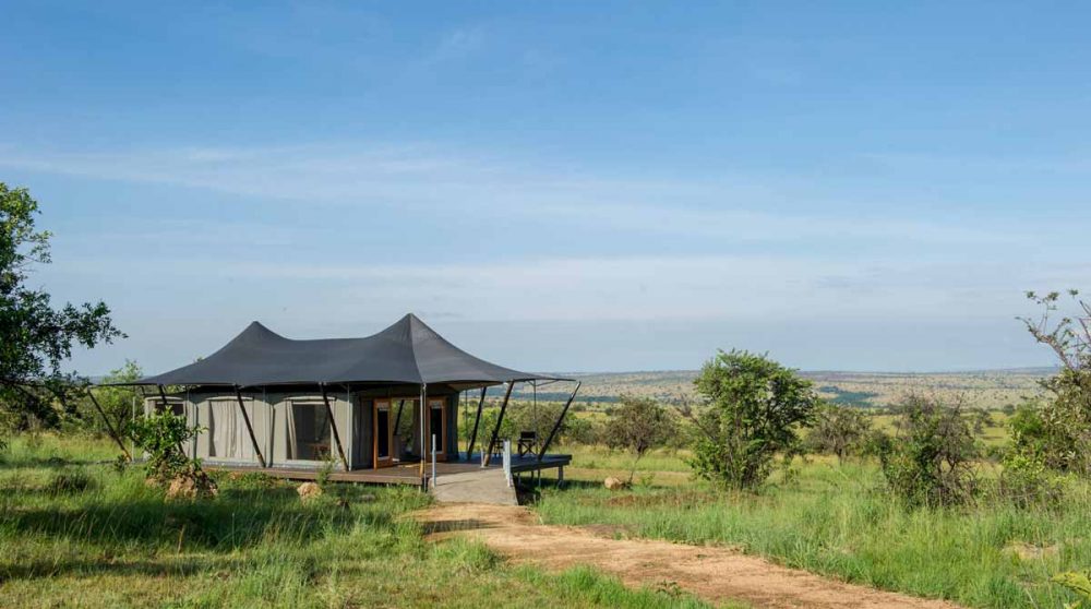 Une tente en Tanzanie