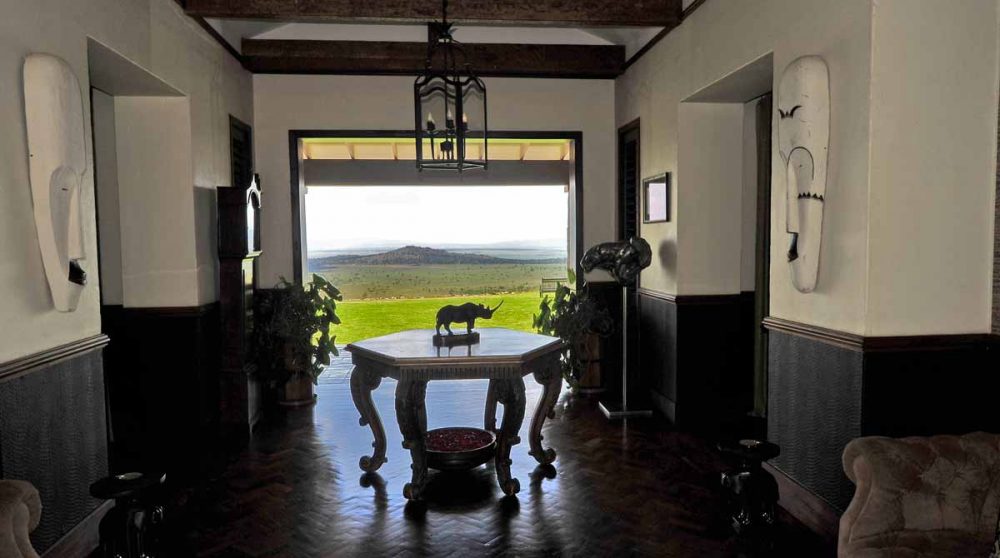 L'entrée du lodge en Tanzanie