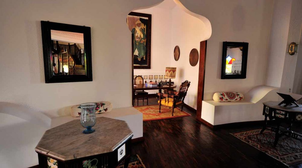 L'entrée de l'hôtel en Tanzanie