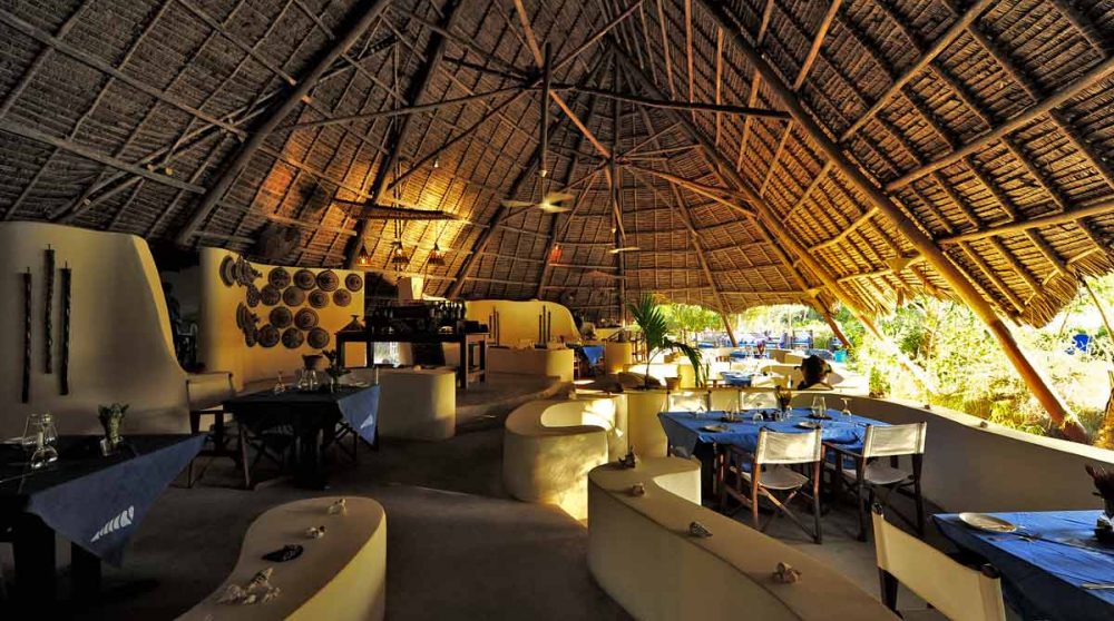 Le restaurant à Zanzibar