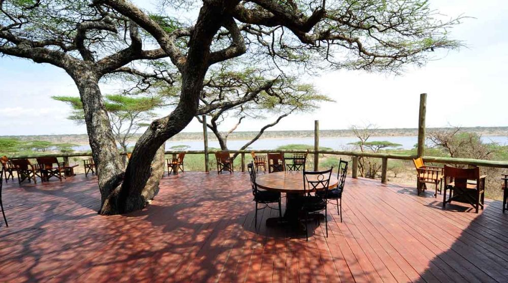 La terrasse au Ngorongoro