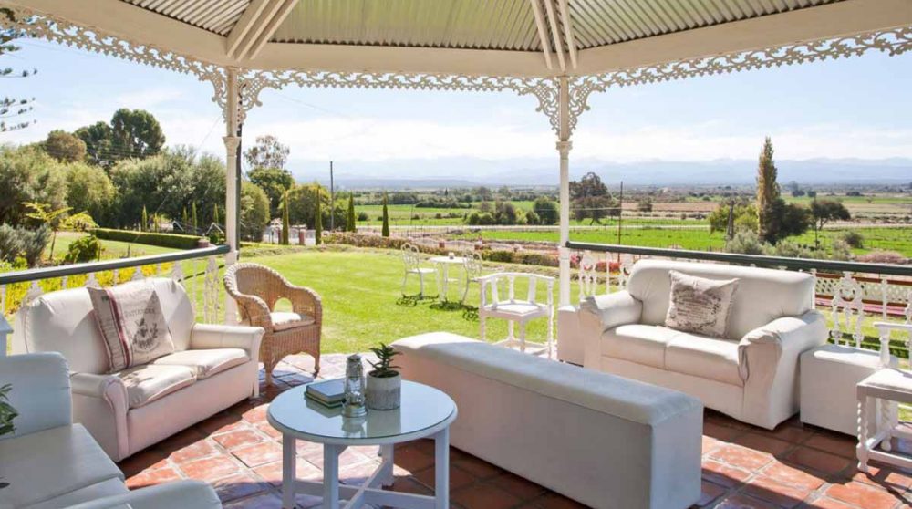 La terrasse en Afrique du Sud