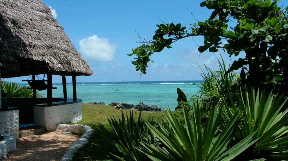 La plage vue de l'hôtel