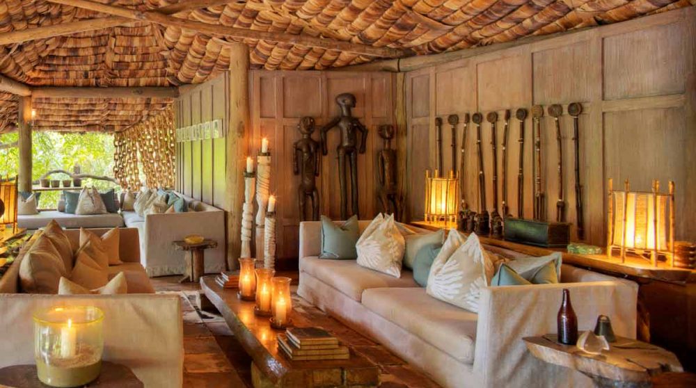 Autre vue du salon au Lac Manyara