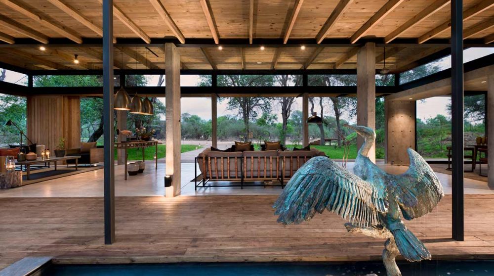 Arrivée vers le salon près du parc Kruger