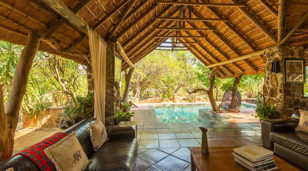 Vue du salon près du parc Kruger