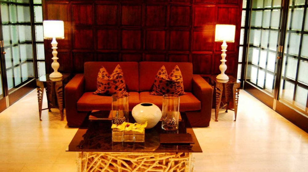 L'accueil de l'hôtel