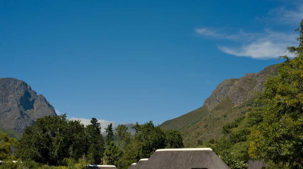Les montagnes vues depuis l'hôtel