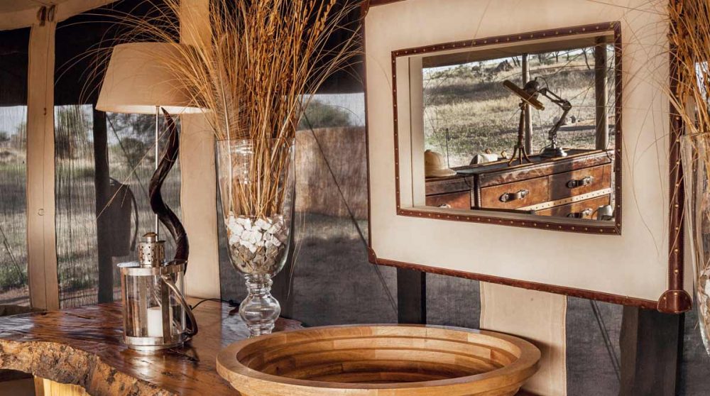 Détail dans le salon en Tanzanie