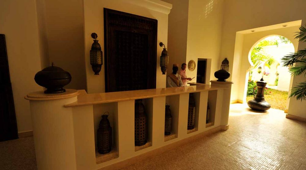 La décoration à l'entrée