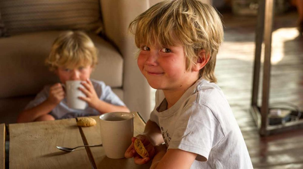 Repos en famille en Tanzanie