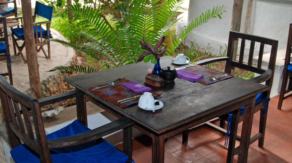 Table pour déjeuner en Tanzanie