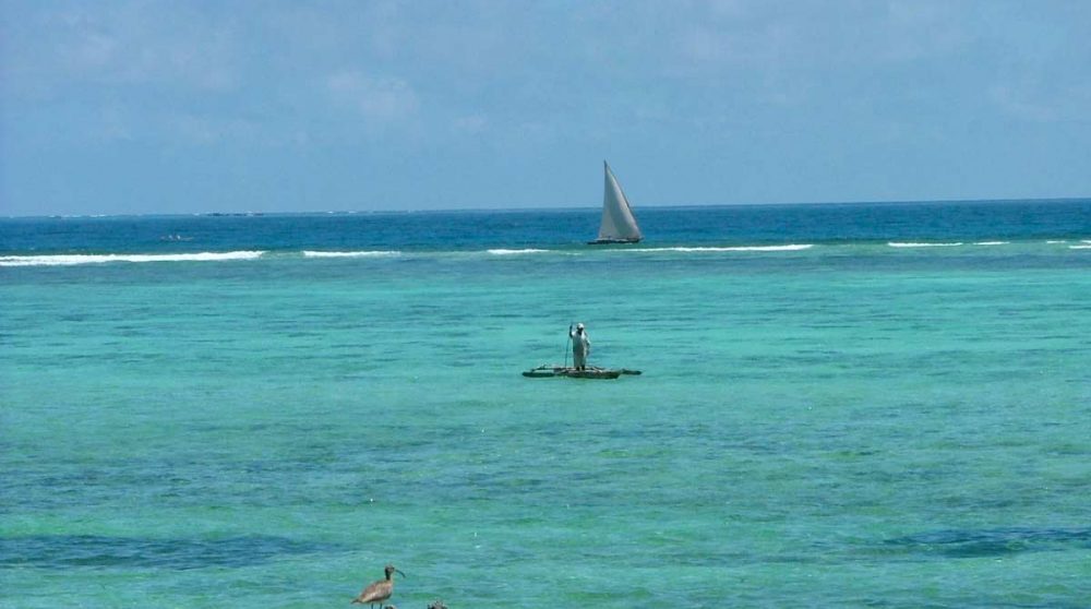 L'océan à l'infini à Zanzibar