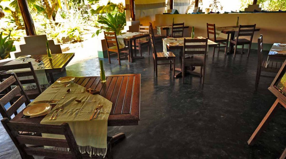 Le restaurant de l'hôtel en Tanzanie