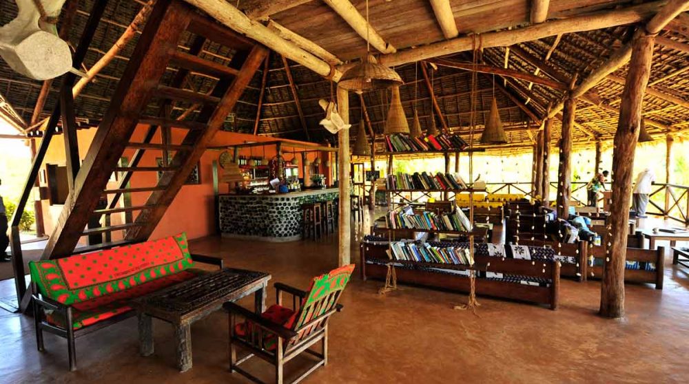 Vue générale du lounge à Zanzibar