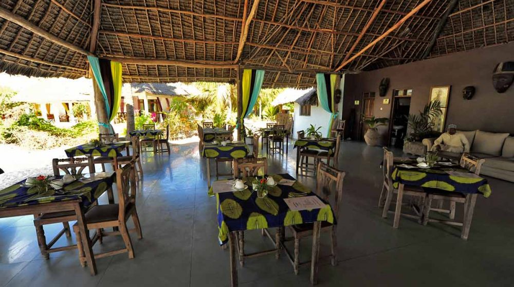 Autre vue du restaurant en Tanzanie