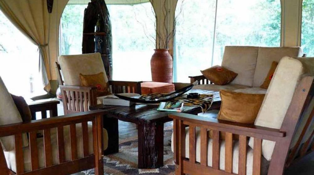 Un salon dans le Masai Mara