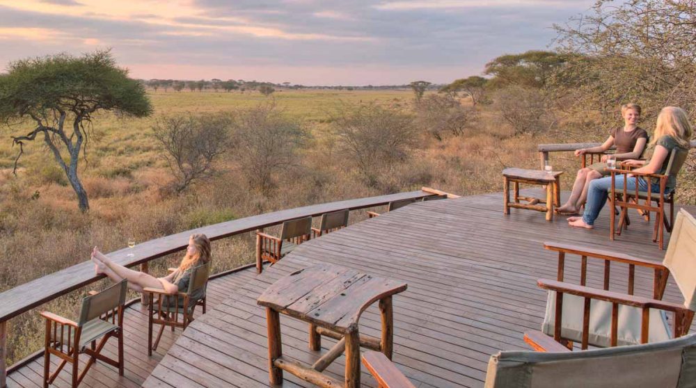 La terrasse pour observer le soleil couchant