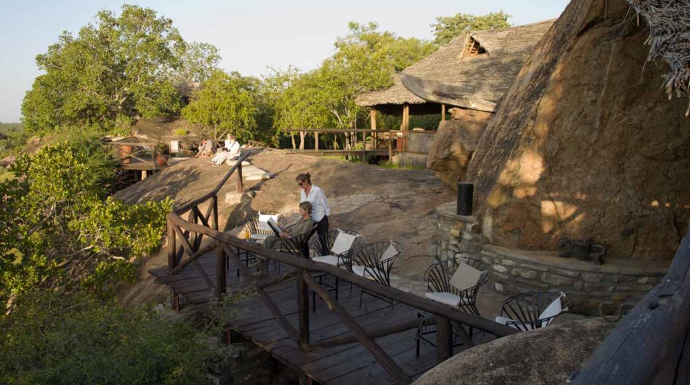La terrasse en Tanzanie