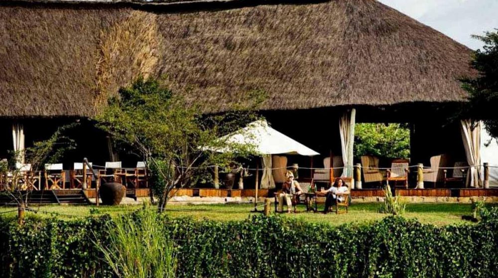 Vue du camp dans la Masai Mara