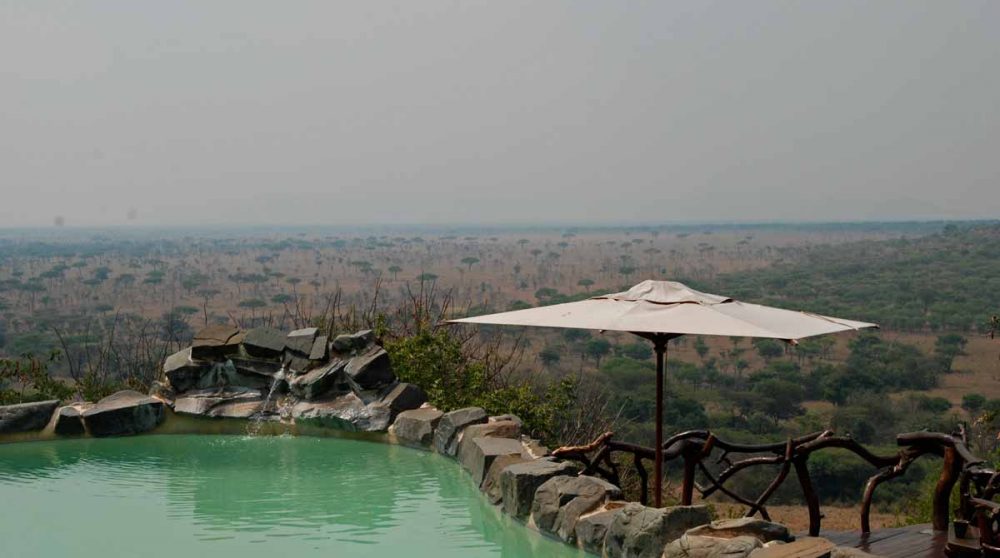 Autre vue de la piscine en Tanzanie