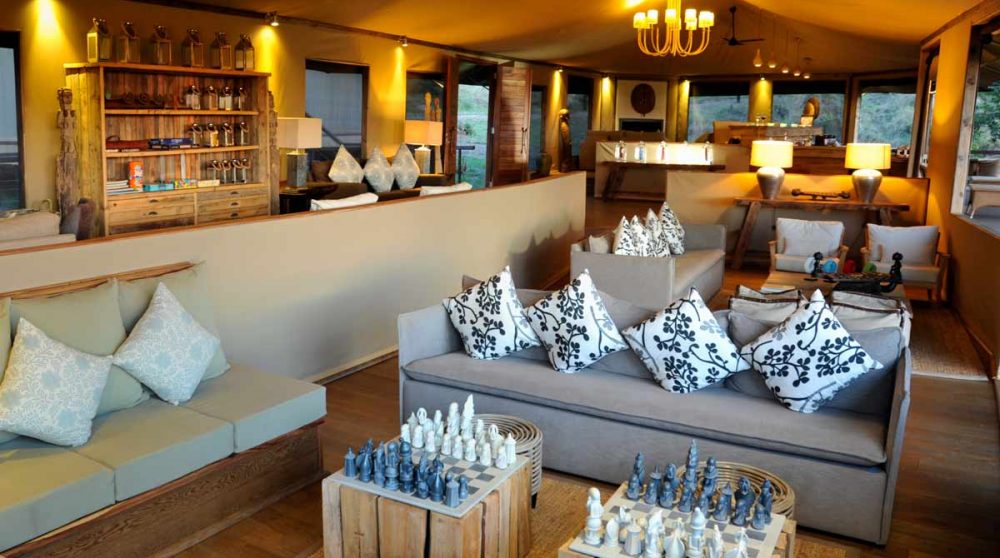 Un salon en Tanzanie