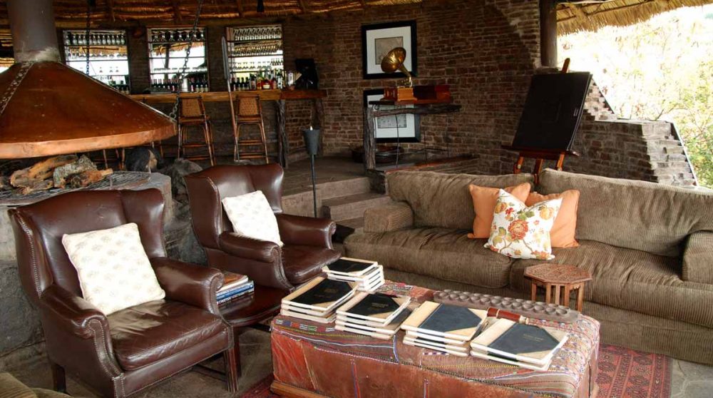 Vue du camp dans le parc du Serengeti